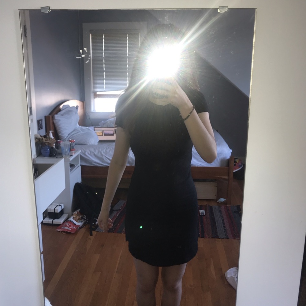 AActive USA bodycon black dress small/medium